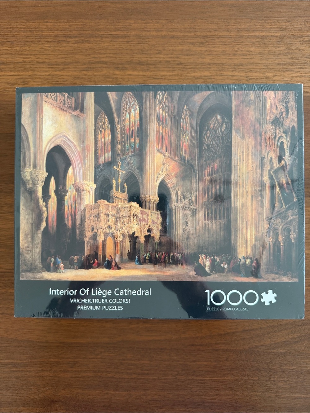Interior of Liège Cathedral 1000-Piece Jigsaw Puzzle - Multi-Color